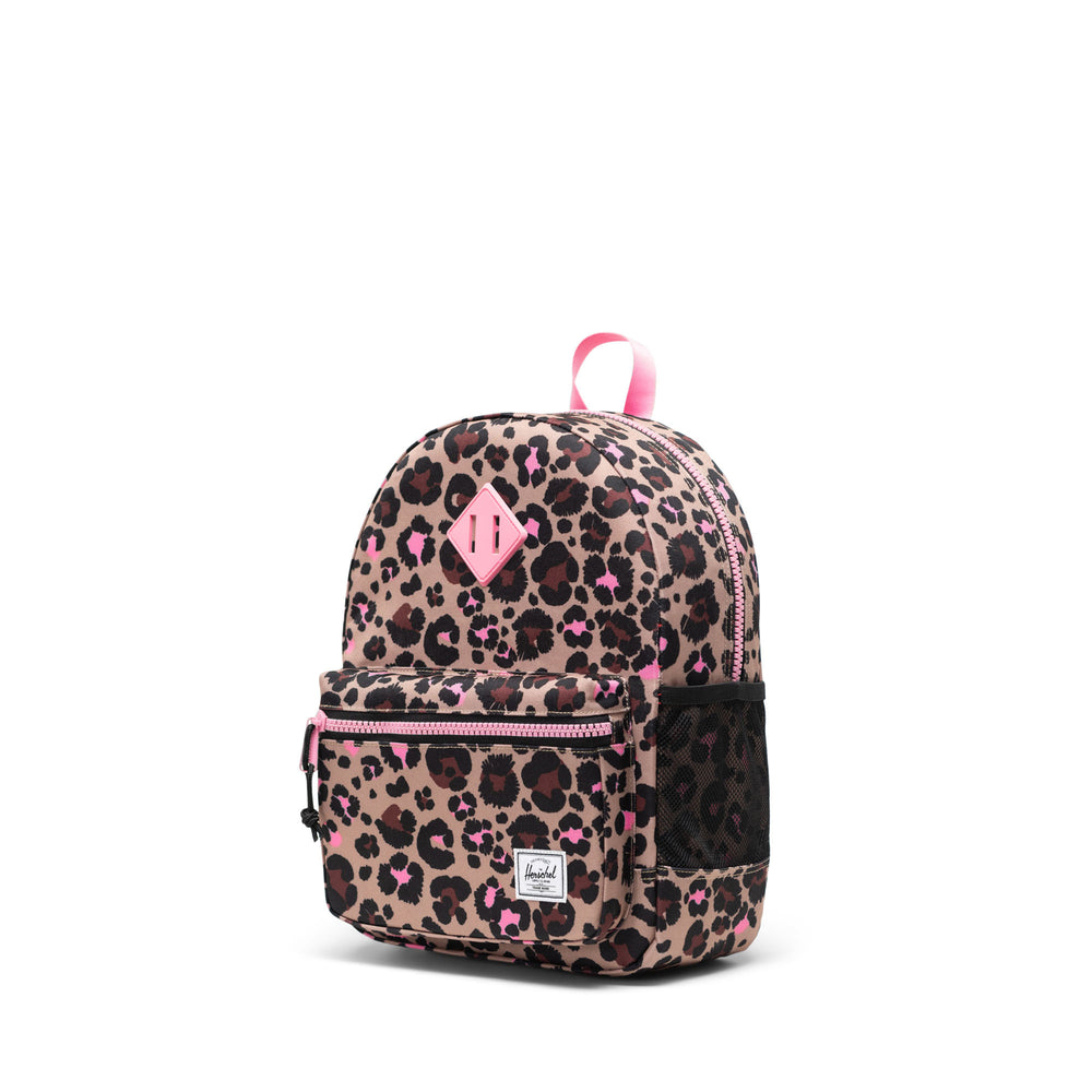 Herschel - Sac à Dos Héritage Enfant 15L, Léopard Rose