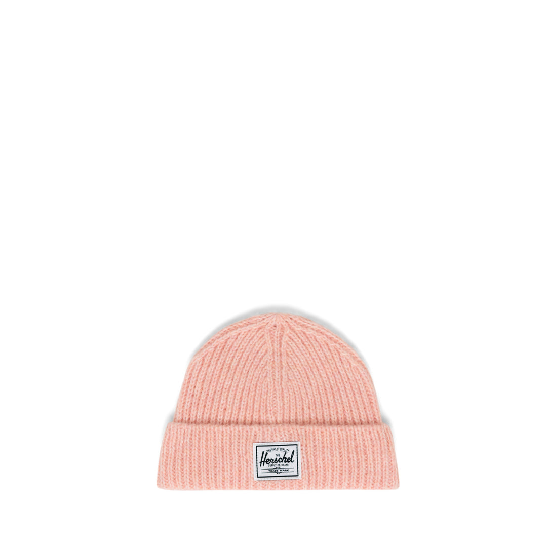 Herschel - Tuque Tricotée en Matière Recyclée, Rose Pâle