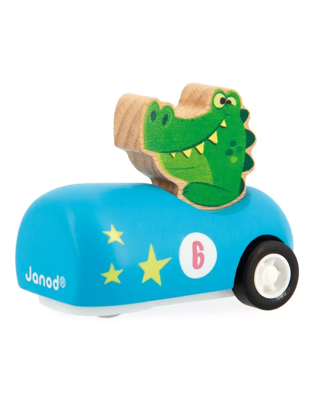 Janod - Voiture à Friction Applepop, Crocodile