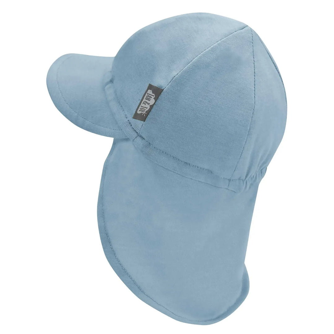 Jan & Jul - Casquette Souple pour Bébé en Coton, Bleu Tempête