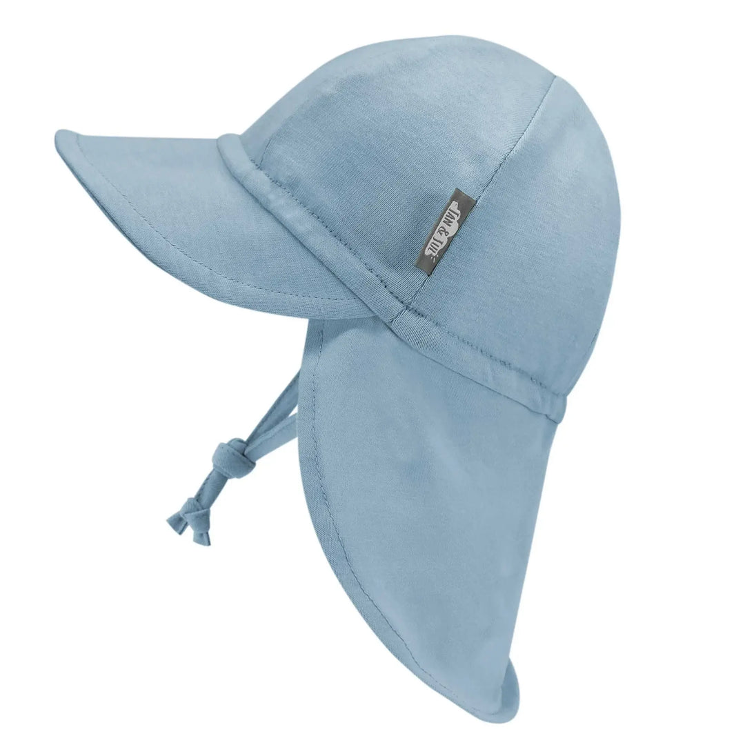 Jan & Jul - Casquette Souple pour Bébé en Coton, Bleu Tempête