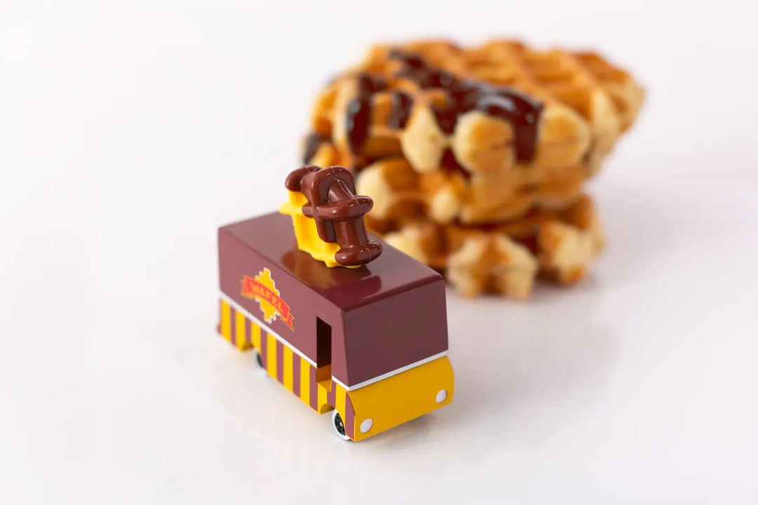 Candylab - Camion-Restaurant en Bois, Gaufre