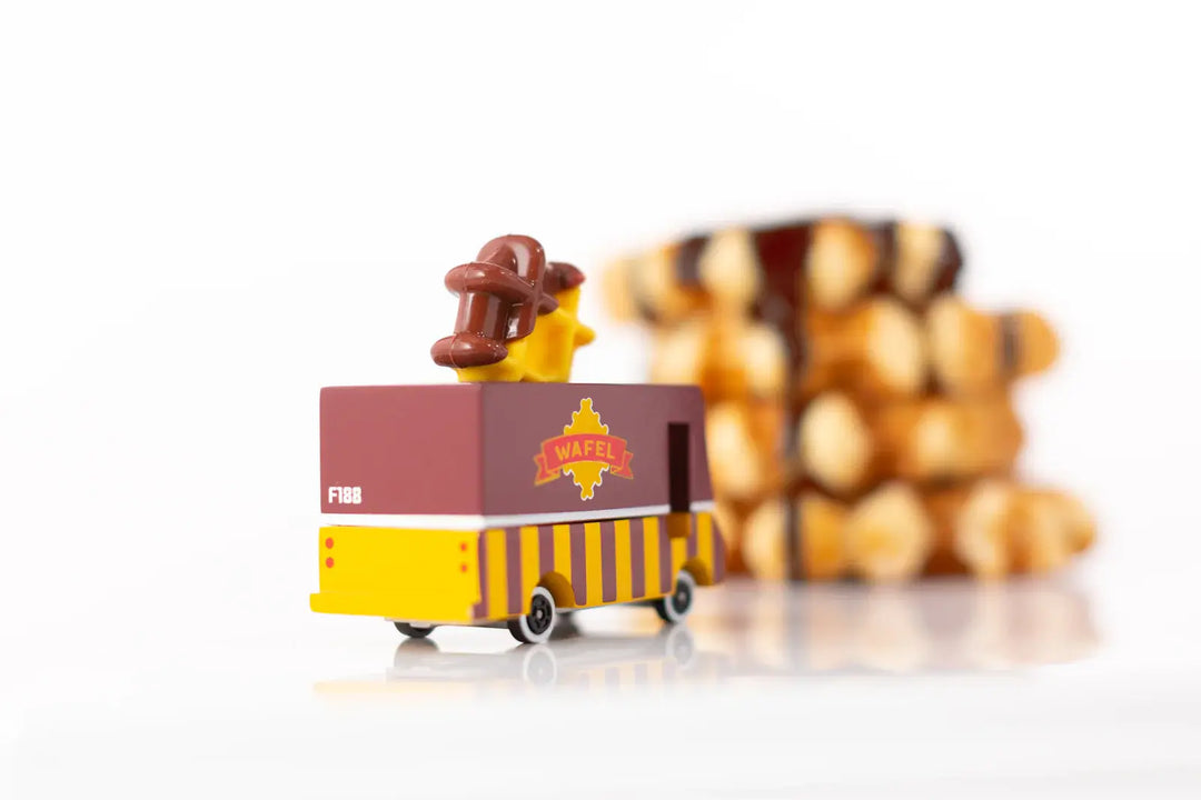 Candylab - Camion-Restaurant en Bois, Gaufre