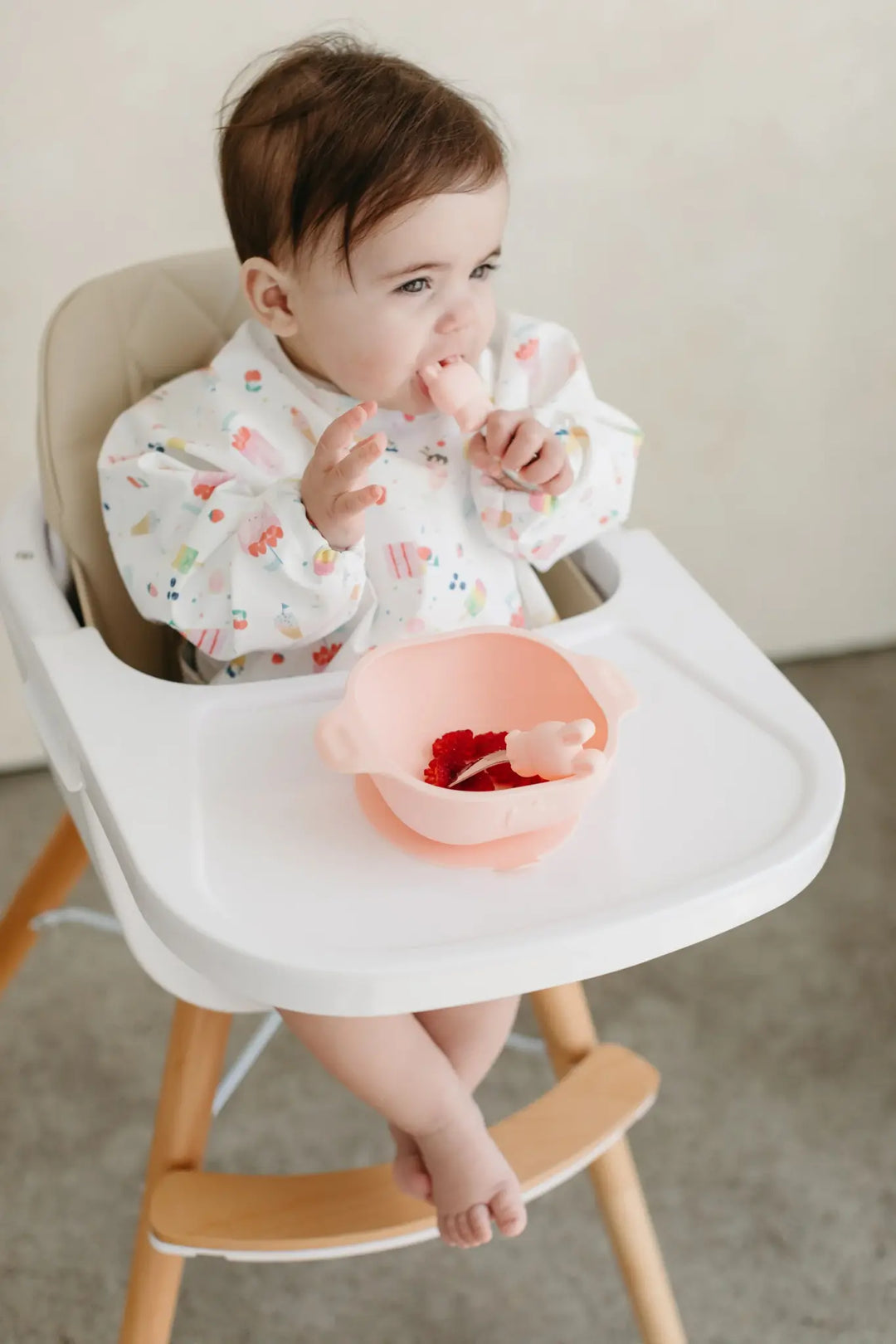 Loulou Lollipop - Long Sleeve Waterproof Bib, Sweet Treats