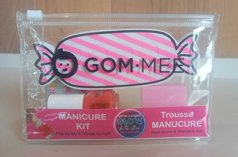 GOM.MEE - Trousse de Manucure Phosphorescente, Princesse