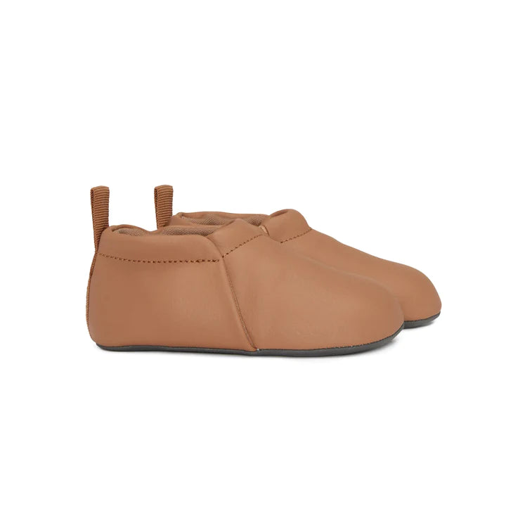 Stonz - Chaussures Souples en Cuir Végétalien Willow, Camel