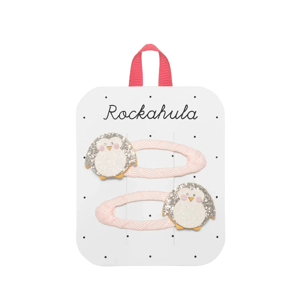 Rockahula Kids - Paquet de 2 Barrettes Noël, Petit Pingouin