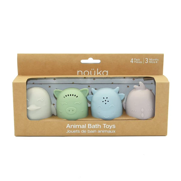 Jouets de Bain, Animaux Bleu Ciel Multi