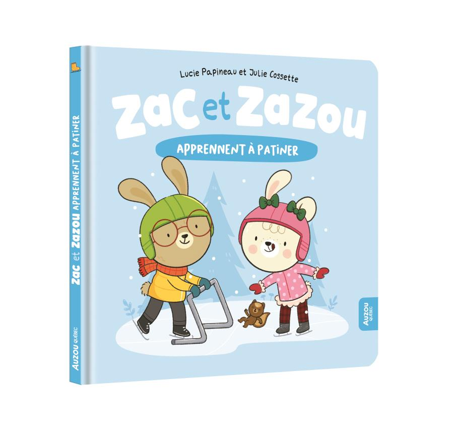 Auzou - Livre, Zac et Zazou Apprennent à Patiner, 1 an et +